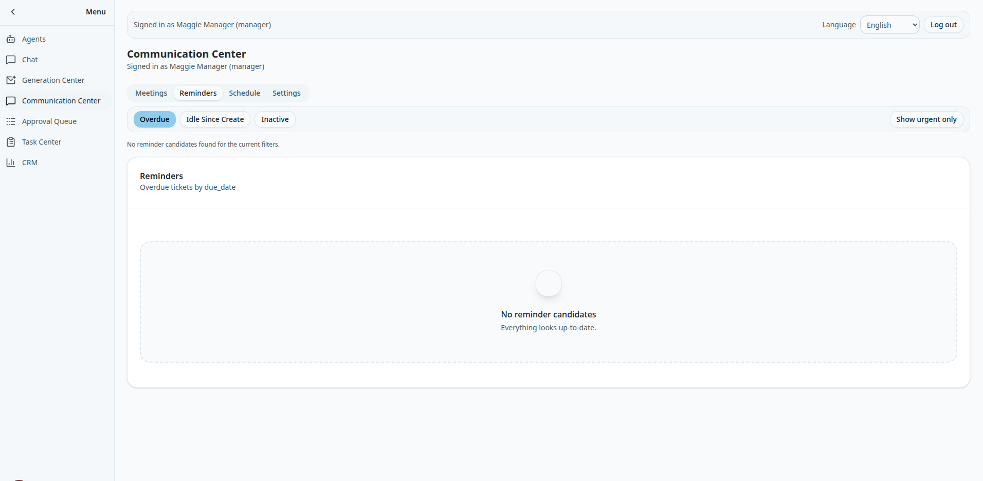 TMA Solutions Communication Center Reminders for Efficient Task Management